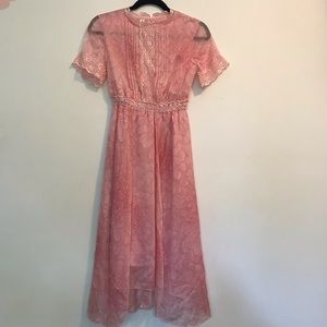 Summer pink dress